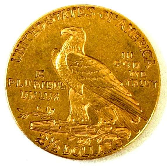 1915 Gold Indian Head 2 1 2 Dollar Coin Kraft Auction Service LLC 1915-gold-indian-head-2-1-2-dollar-coin-kraft-auction-service-llc