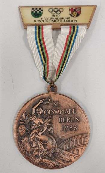 1936 Berlin Olympic Rowing Team Gold Medal (3" Diameter)