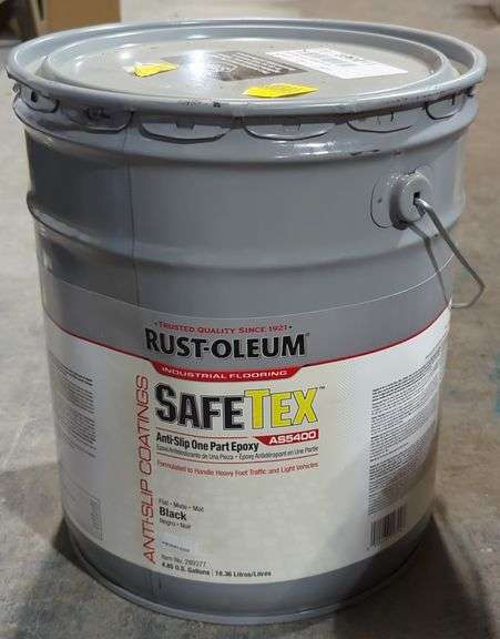 Rust-Oleum Safe Tex Anti-Slip One Part Epoxy - Kraft Auction Service, LLC