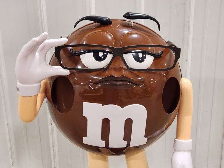 Life-Size Brown M&M's Female Figural Store Display - Kraft Auction