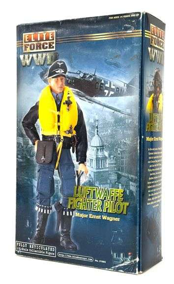 WW II Elite Force Luftwaffe Fighter Pilot Major Ernst Wagner Action Figure NIB