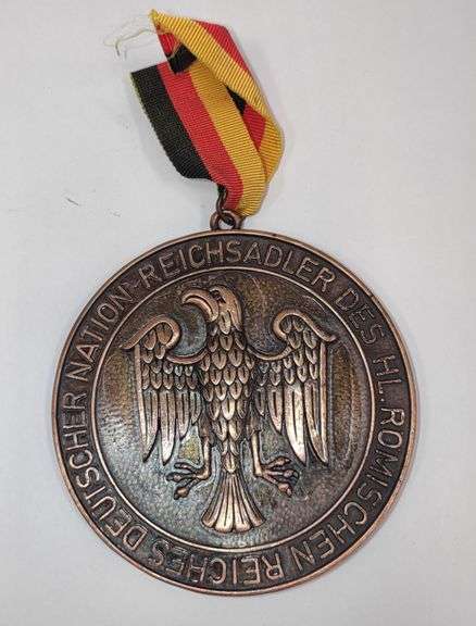 1980s German Volksmarch Hiking Medal (3" Diameter)