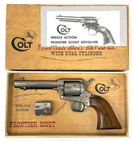 Colt Single Action Frontier Scout .22 LR & Mag in Original Box with Extra Cylinder