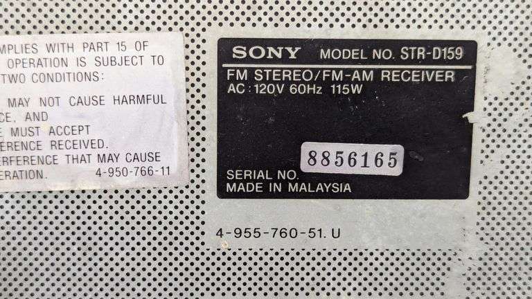 (F) JC Penny am/fm cassette player (model 683-1827), Sony am/fm ...