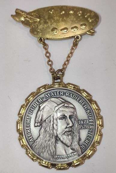 Lot 79 Vrg. German Albrecht Durer Painter Etcher Engraver Medal (2.5"×4")
