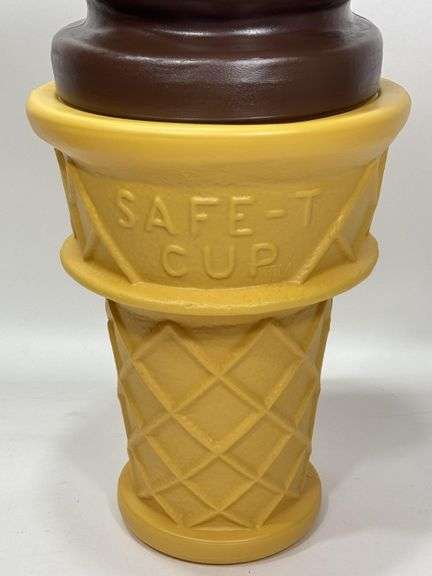 Giant Safe-T Cup Blow Mold Ice Cream Cone