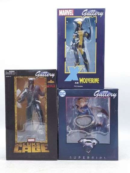 Supergirl, X23 as Wolverine and Luke Cage