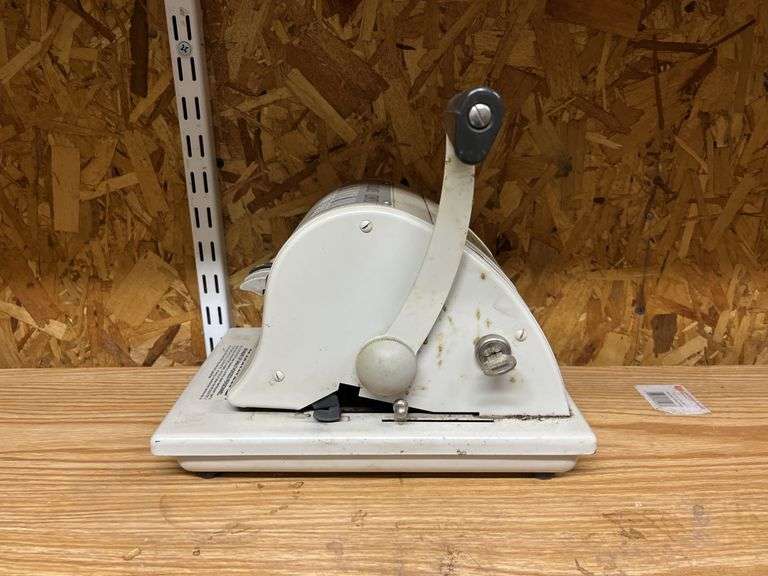 Desktop Ribbon Adding Machine (H2) Paymaster Ribbon Writer Adding Machine - Kraft Auction Service, LLC