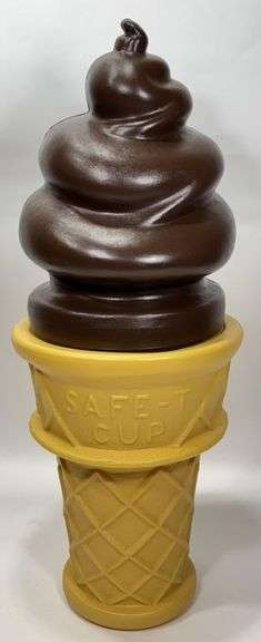 Giant Safe-T Cup Blow Mold Ice Cream Cone