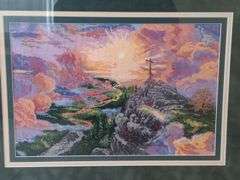 Landscape Scene Embroidery Artworks