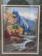 Landscape Scene Embroidery Artworks