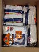 Box Lot of Fruit of the Loom & Hanes Crew Socks New In Package