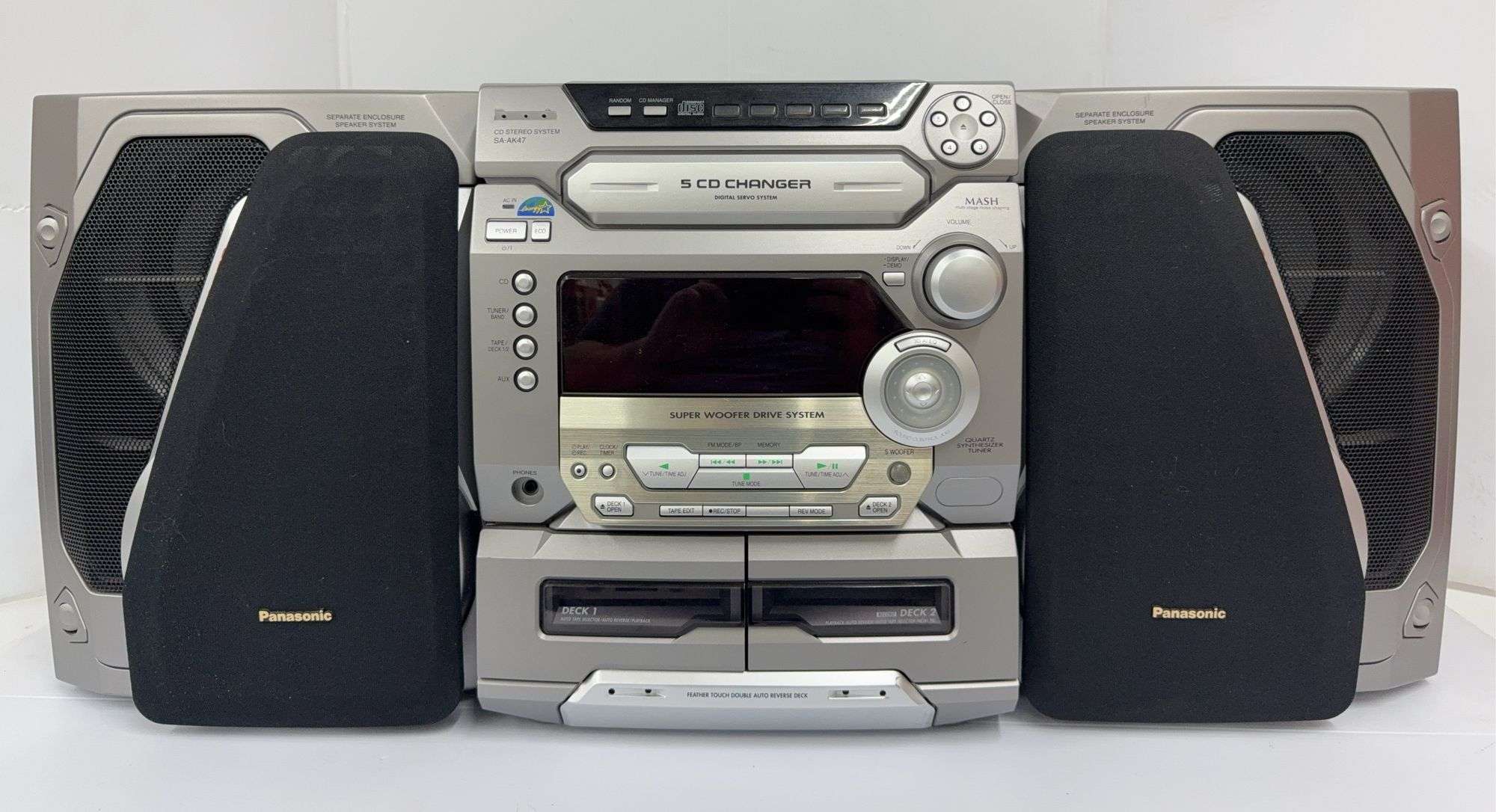 X) Panasonic SA-AK47 Stereo System - Kraft Auction Service, LLC