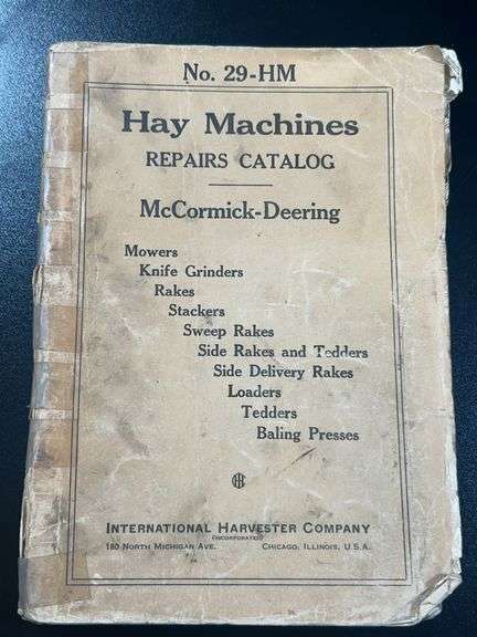 (AA) International Harvester Repairs Catalog