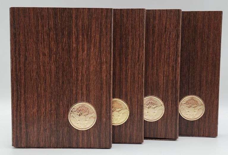 (4) 1972 United States Proof Brown Eisenhower Silver Dollars