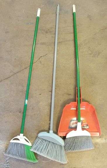 3 Brooms & A Dust Pan