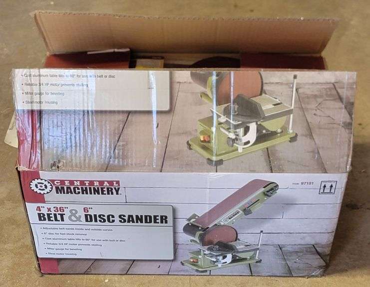 Central Machinery Belt & Disc Sander