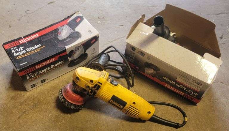 DeWalt & Drill Master Angle Grinders