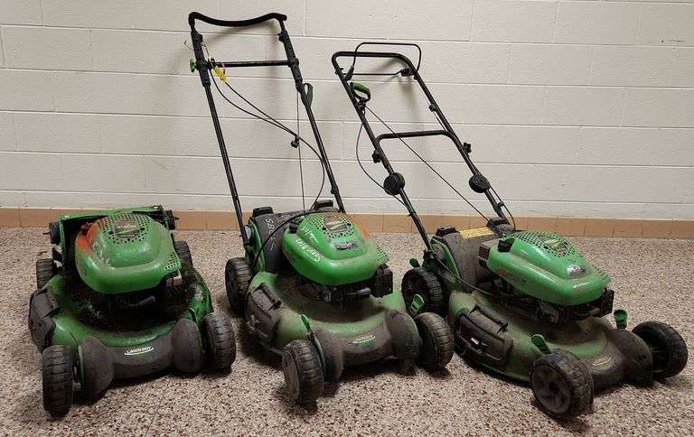 (3) Lawn Boy 21" Push Lawn Mowers
