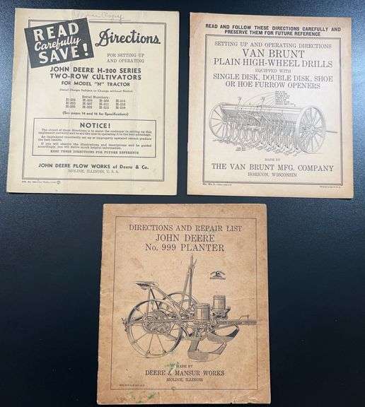 (AE) John Deere Instruction Manuals