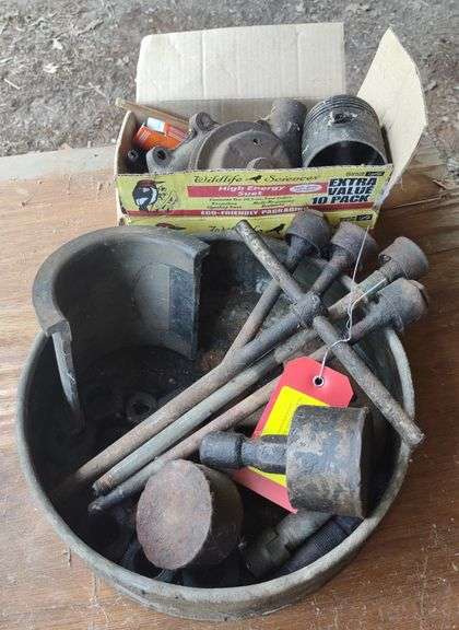 Various Parts Incl. Vtg. Pestles, Pistons, etc
