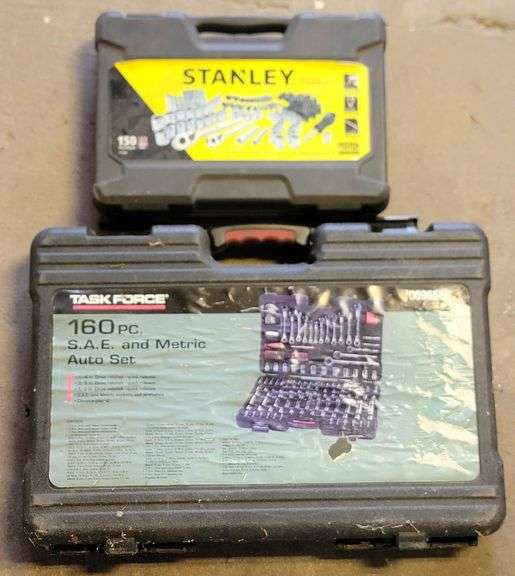 Stanley & Task Force Incomplete Mechanics Tool Sets