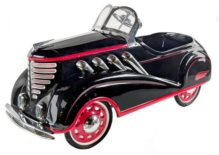 Restored Steelcraft Auburn Supercharger Pedal Car - Kraft Auction ...