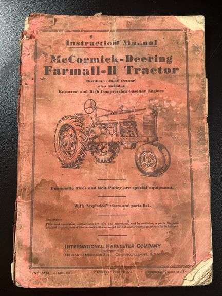 (AB) International Harvester Instruction Manual