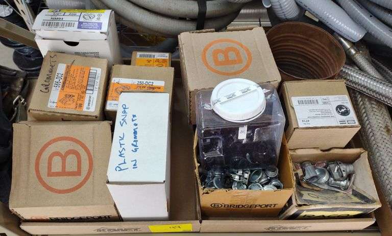 Raco Plastic Snap-On Grommets, Cable Connectors, Rubber Filler, & More