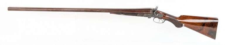 Factory Engraved Henry Sears & Co. 10 Ga Side Lever SxS Hammer Shotgun