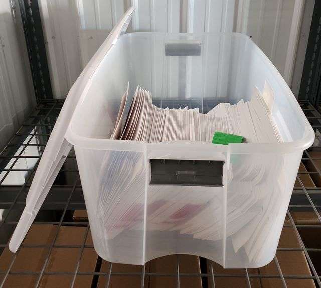 Tote Lot Of Electrode Cartons