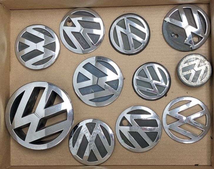 Lot Of Volkswagen VW Emblems / Auto Badges