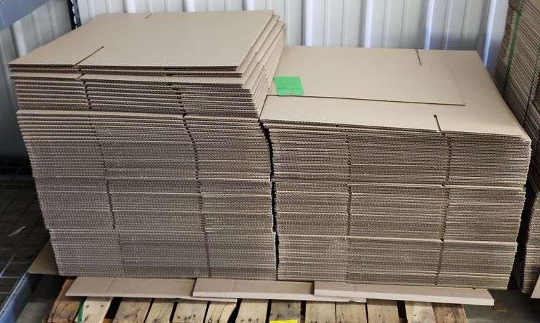 Pallet Lot Of Cardboard Boxes