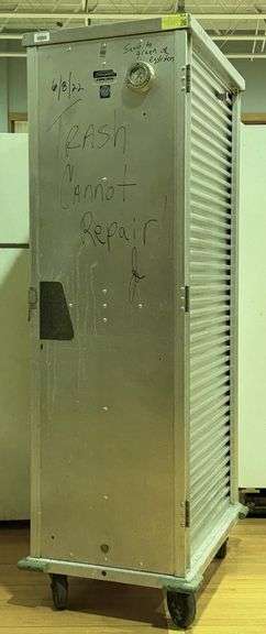 Cres-Cor 130-1026 Non-Insulated Hot Holding Cart 22.5”’X 33” X 70”