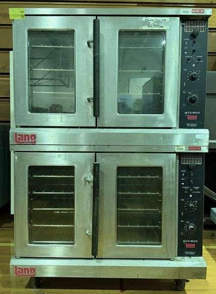 Lang Accu-Plus Double Stack Convection Oven, ECOF-AP480V 42” X 40” X 60”