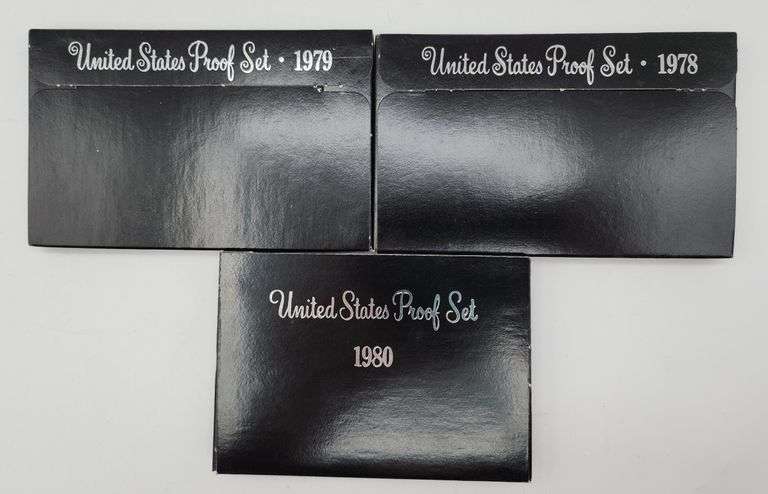 1978-1979-1980 United States Mint Proof Sets