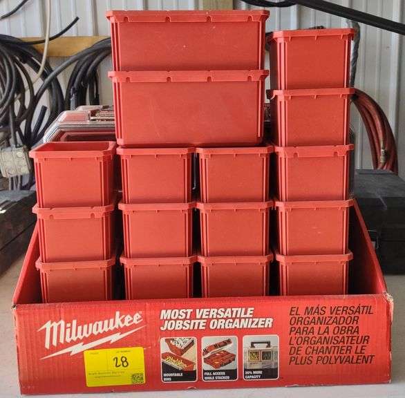 Milwaukee Jobsite Organizers with Bins