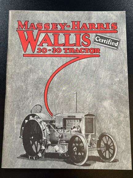 (AA) Massey-Harris Wallis 20-30 Tractor Booklet