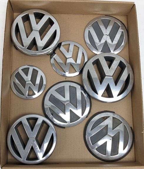 Lot Of Volkswagen VW Emblems / Auto Badges