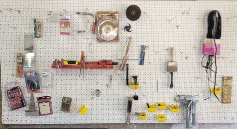 Voltage Meters, Caulking Guns, Paint Brushes, Wire Brushes, Hose Clamps & More