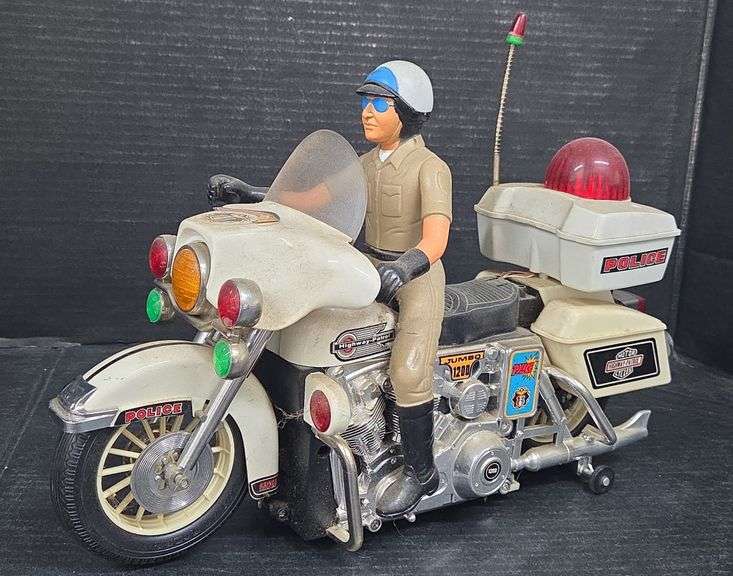 Jouet MOTO POLICE JUMBO SON AI TOYS – Année 1984 – Miniature Taiwan