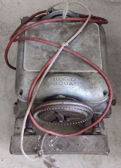 Ridgid 400a Portable Power Pipe Threader