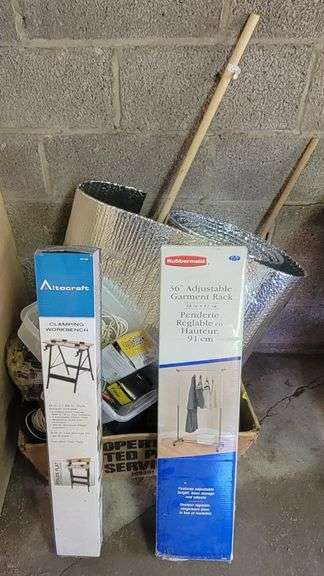 Rubbermaid Garment Rack, Altocraft Workbench, Insulation & More