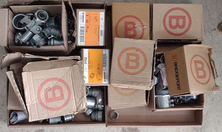 Bridgeport Steel Rigid Couplings, Connectors, Pull Elbows, & More