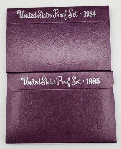 1984 & 1985 United States Mint Proof Sets
