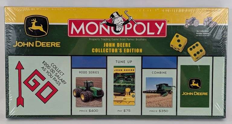 John Deere Collector's Edition Monopoly Board Game - Sealed