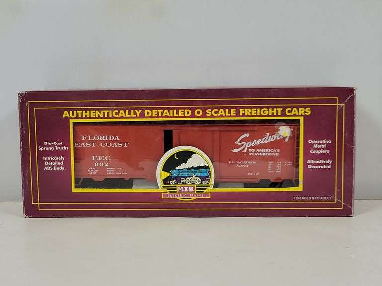 Wagon Réfrigérant (Reefer) MTH – Florida East Coast – Échelle O 3 Rails – Occasion