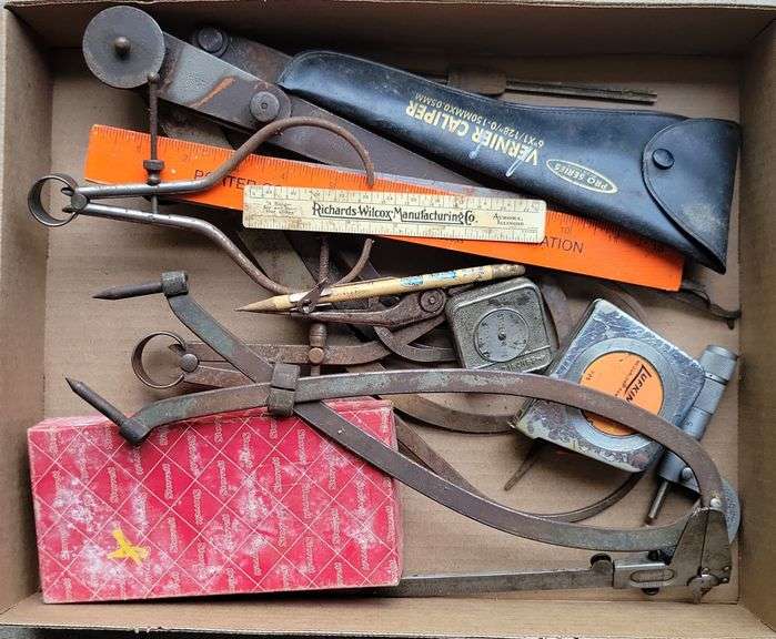 Precision Measuring Tools Including Calipers, Measuring Tapes And ...