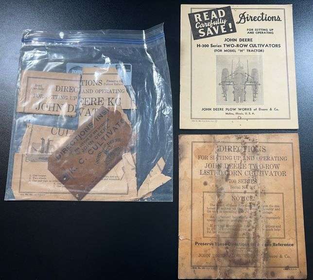 (AE) John Deere Instruction Manuals