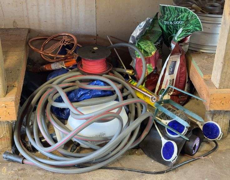 Garden Hose, Chicken Wire, Grass Seed, Reflectors, Sprinkler,  And More